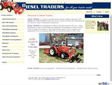Tablet Screenshot of dieseltraders.com.au
